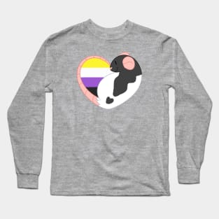 Nonbinary Pride Rat Long Sleeve T-Shirt